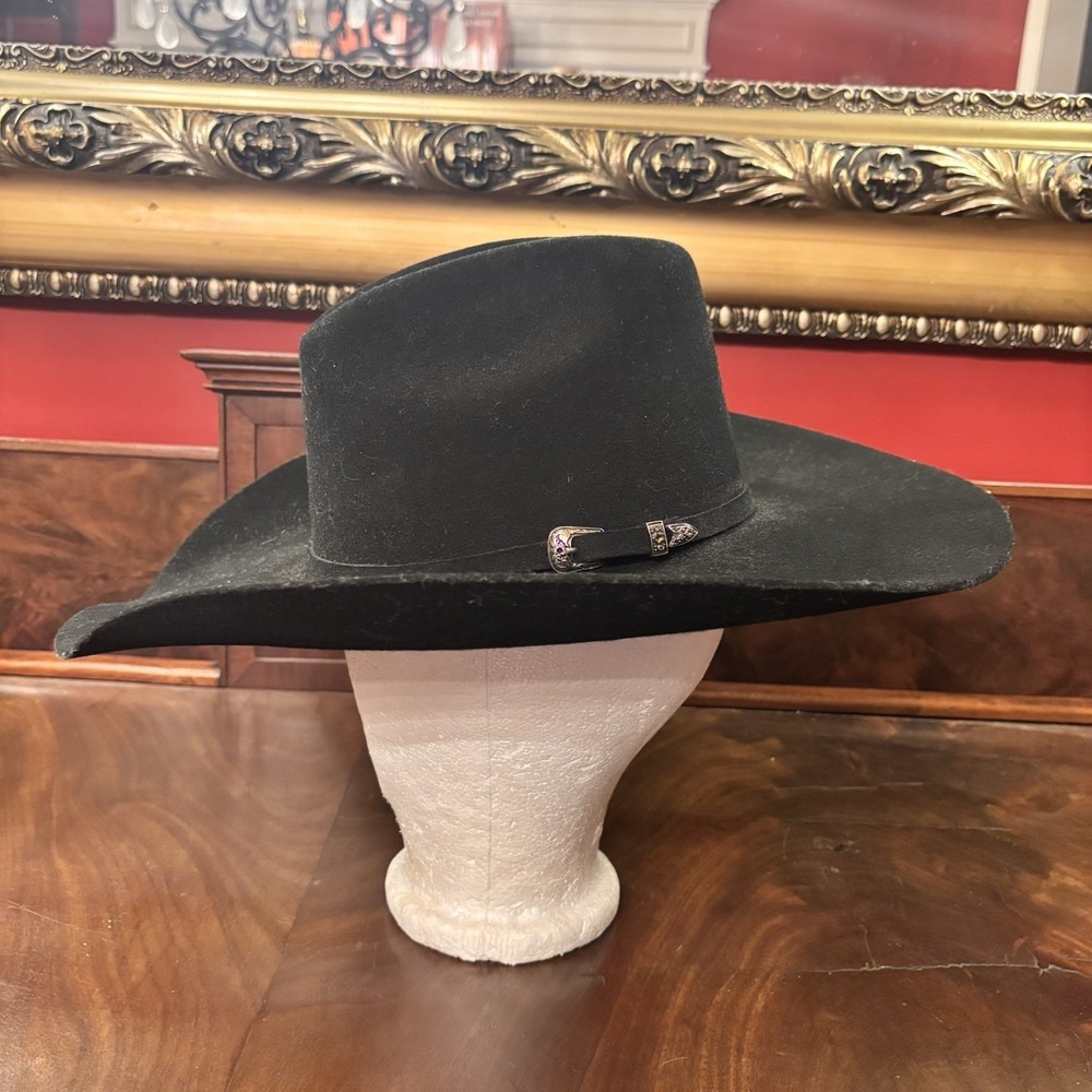 Cody James 3X Wool Blend Cowboy Hat Black Western Hat Men's Size 6 7/8